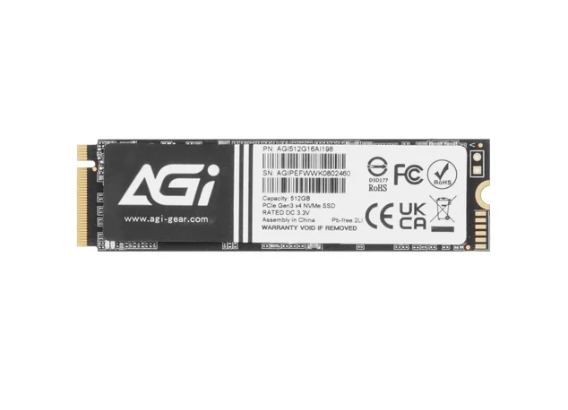 Твердотельный накопитель M.2 NVMe AGI AI198 512GB (AGI512G16AI198)