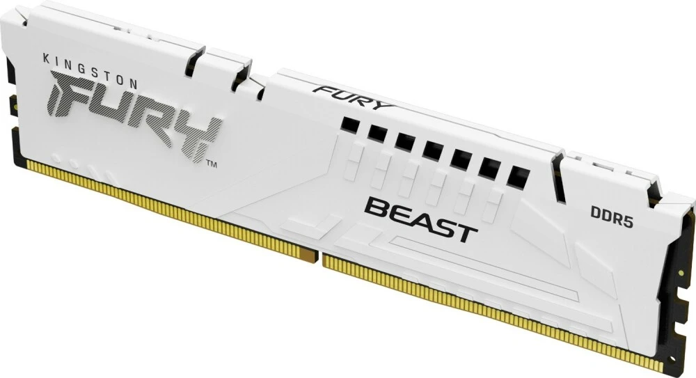 Модуль памяти DDR5 32Gb Kingston 5200 Fury Beast White KF552C40BW-32