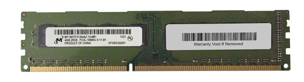 Б/у Модуль памяти DDR3L 4GB Micron 1600MHz CL11 (MT16KTF51264AZ-1G6M1)