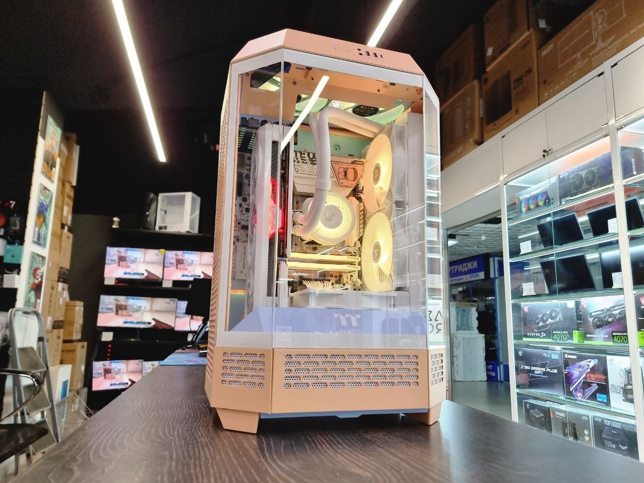 Системный блок (i5-14600KF/RX 7800XT/32GB/1TB SSD/850W/B760M/Thermaltake The Tower 300)