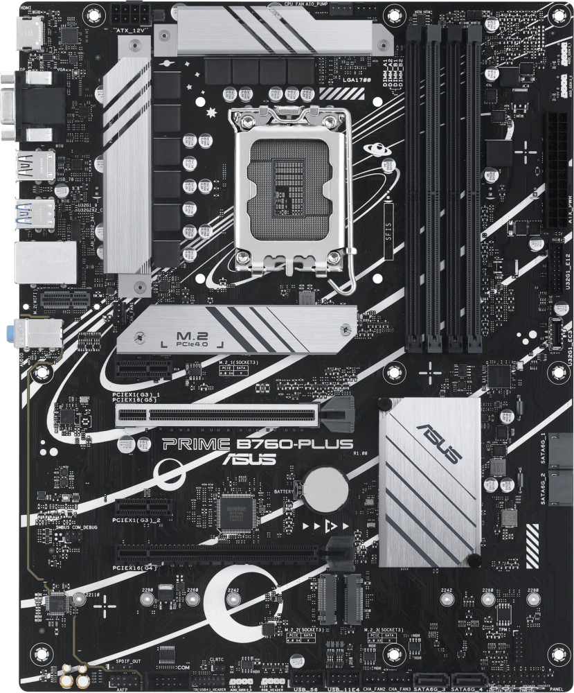 Материнская плата 1700 Asus B760-Plus Prime DDR5