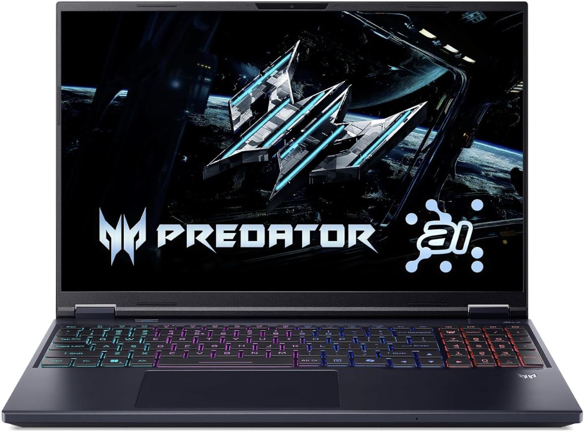 Ноутбук 16" Acer Predator Helios (IPS/QHD/240) Ultra 9-275HX/16GB/1TB/RTX 5070Ti/Win 11