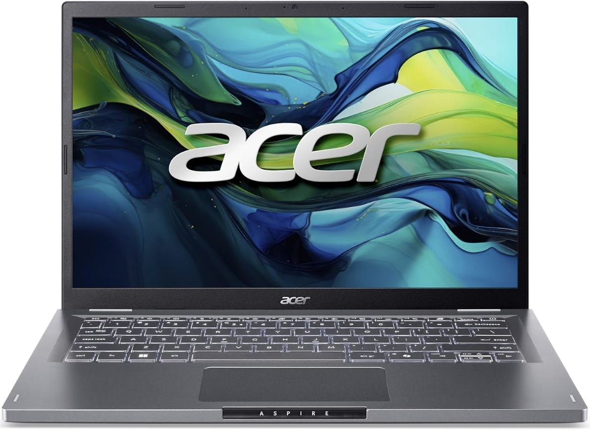Ноутбук 14" Acer Aspire (IPS/FHD+) Core 5 120U/16GB/512Gb/Win 11 темно-серый