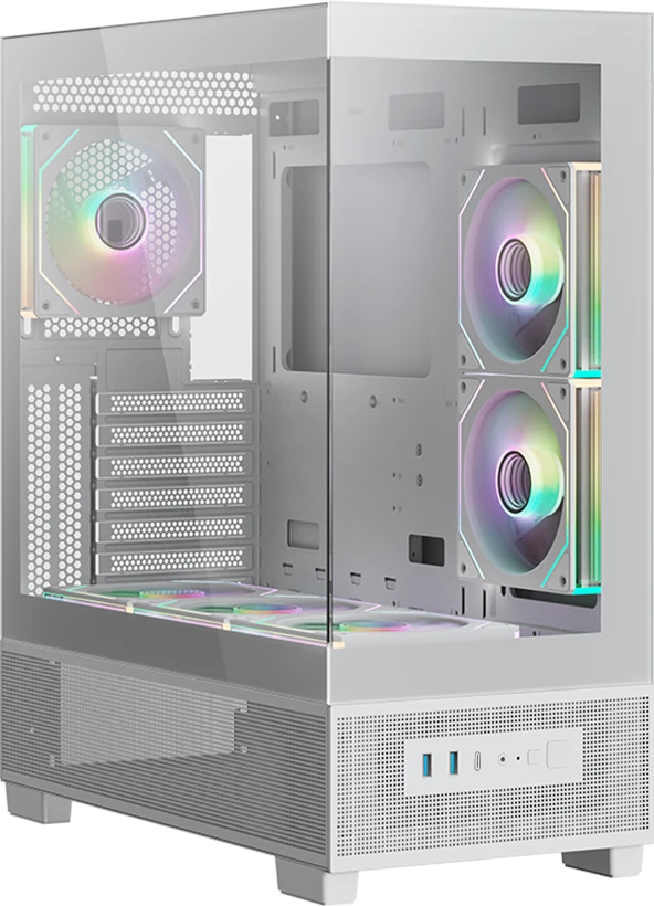 Корпус Xastra Q500 6ARGB-C10-UC White