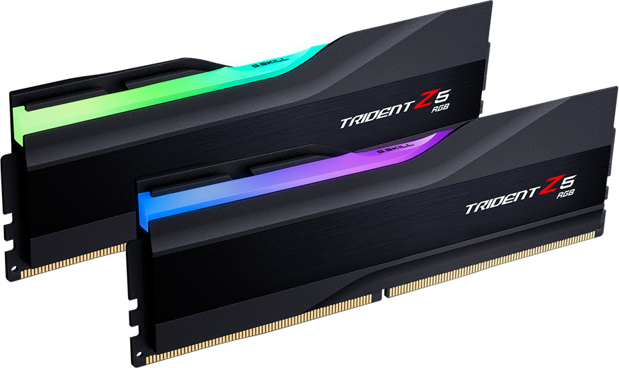 Модуль памяти DDR5 32Gb (2x16Gb kit) G.Skill 6400 Trident Z5 RGB F5-6400J3239G16GX2-TZ5RK