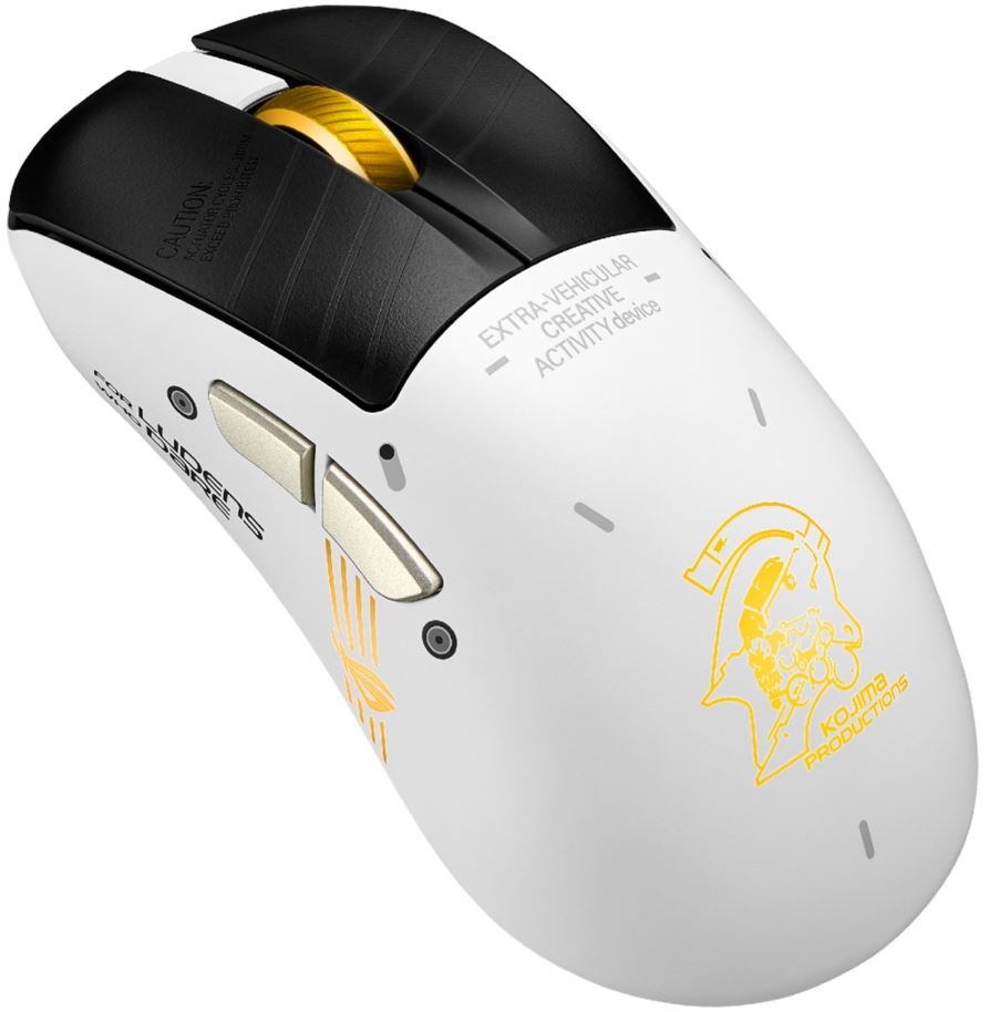 Игровая беспроводная мышь ASUS ROG Keris II Origin Kojima Productions Limited Edition, RGB, белый