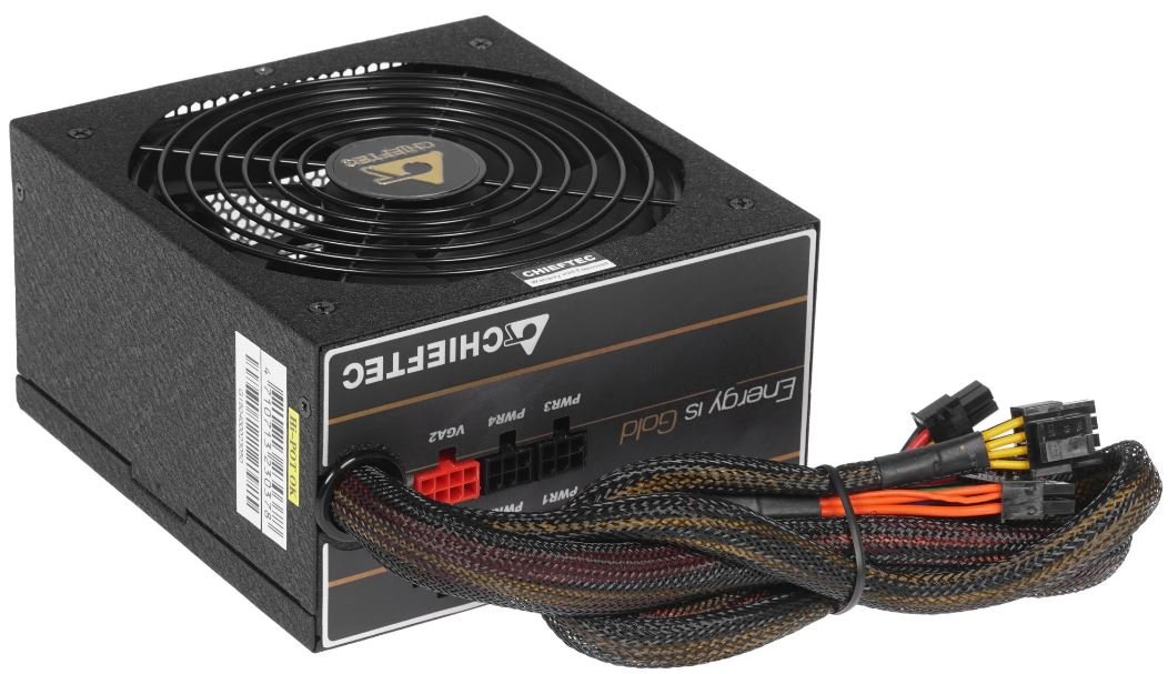 Б/у Блок питания 750w Chieftec GPM-750C (Кабель GPU 8+8, Sata x4)