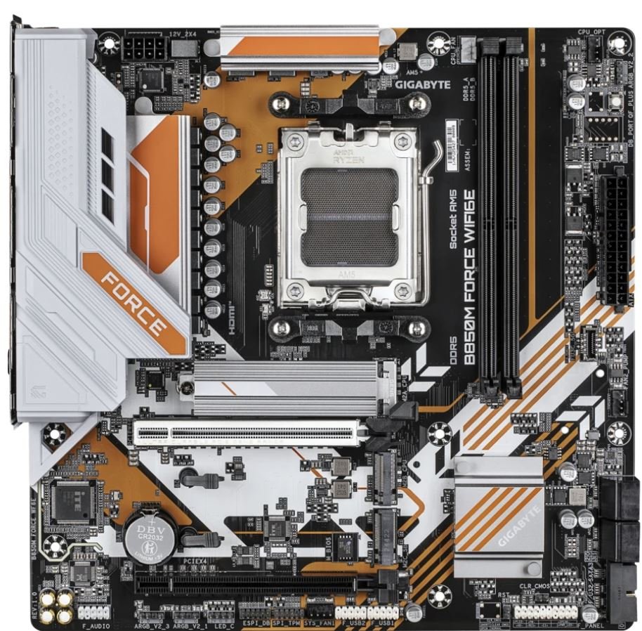 Материнская плата AM5 GIGABYTE B850M FORCE (mATX, 2xDDR5)