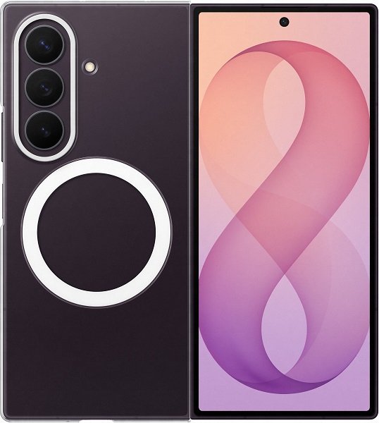 Чехол-накладка+пленка Samsung Clear Magnet Case Galaxy Z Fold8 Ultra (EF-CF976) прозрачный