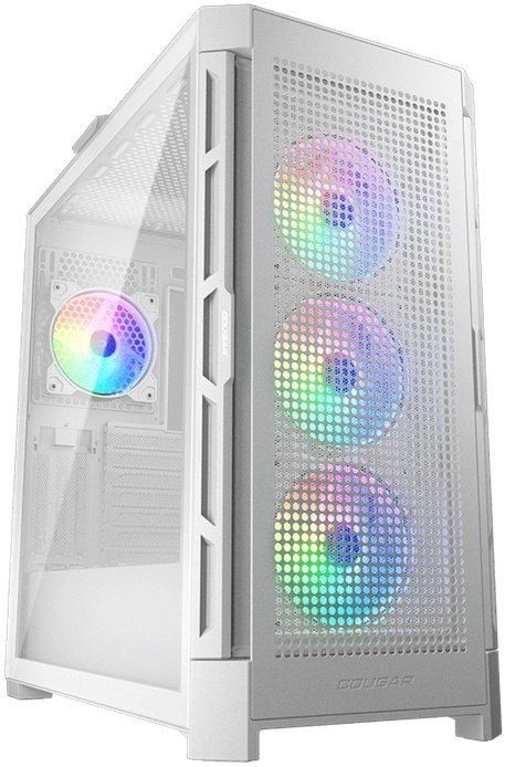Корпус Cougar Airface Pro RGB White (Mid-Tower, E-ATX, закаленное стекло, 4x120mm ARGB)