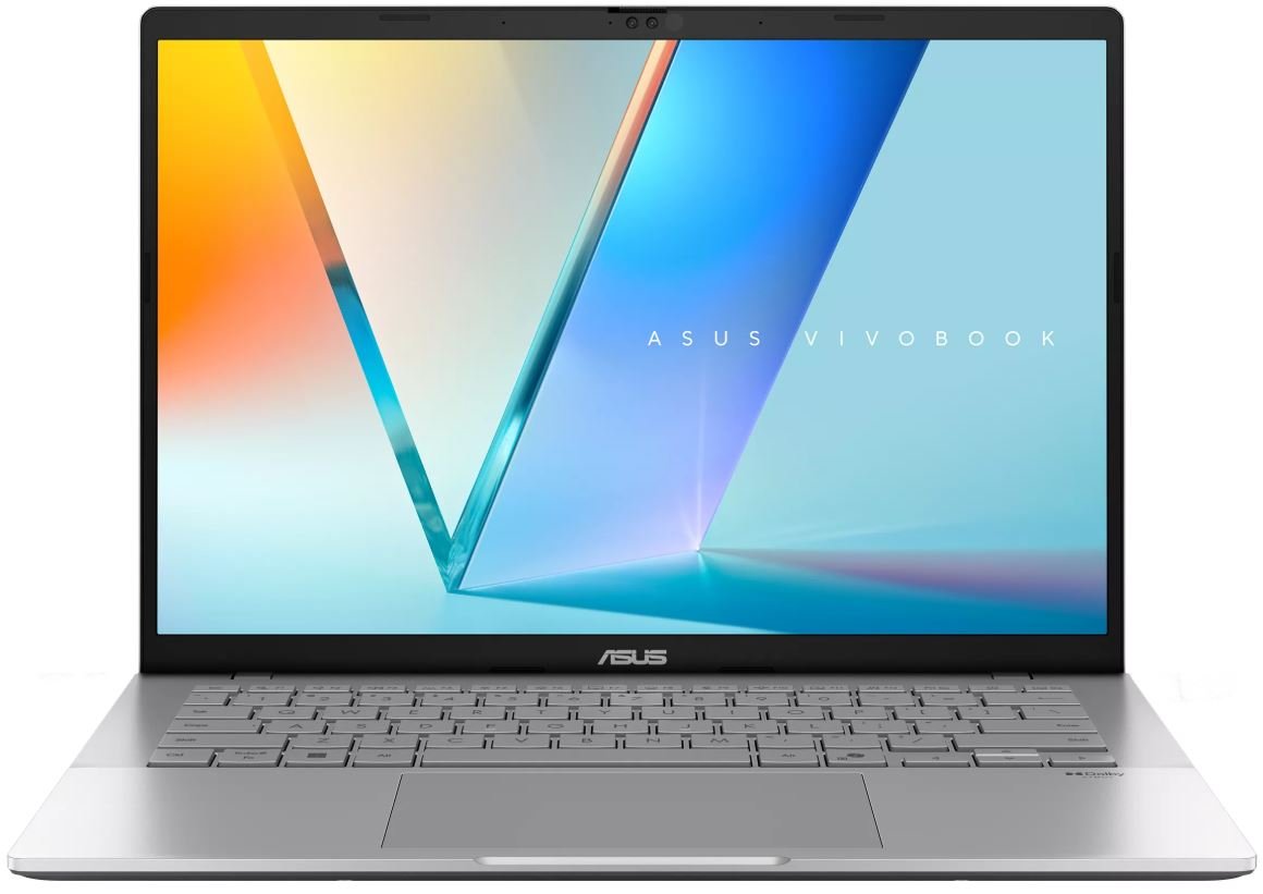 Ноутбук 14" Asus VivoBook S14 M3407HA-SF087 (OLED/FHD+) R5-220/16GB/512GB SSD/Dos (металл) серебро