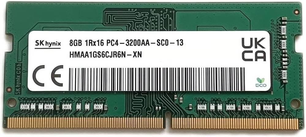 Б/у Модуль памяти SO-DIMM DDR4 8GB SK Hynix 3200MHz CL22 (HMAA1GS6CJR6N-XN)