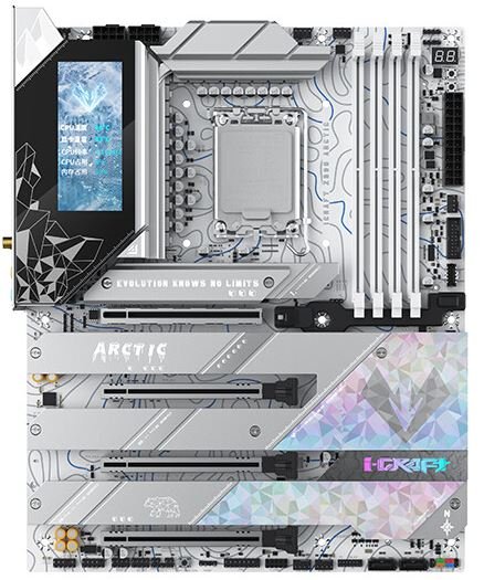Материнская плата 1851 Maxsun iCraft Z890 ARCTIC