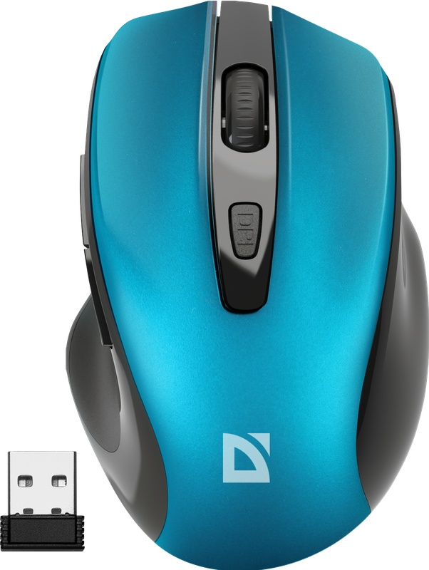 Мышь Defender Prime MB-053 Бирюзовый (52054)
