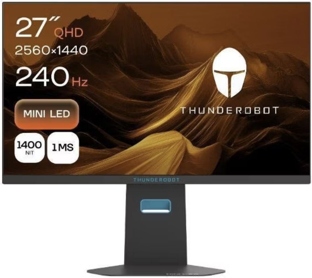 Монитор 27" Thunderobot CQ27F240M mini LED, QHD 2K, 2560x1440, 240 Гц, 1 мс