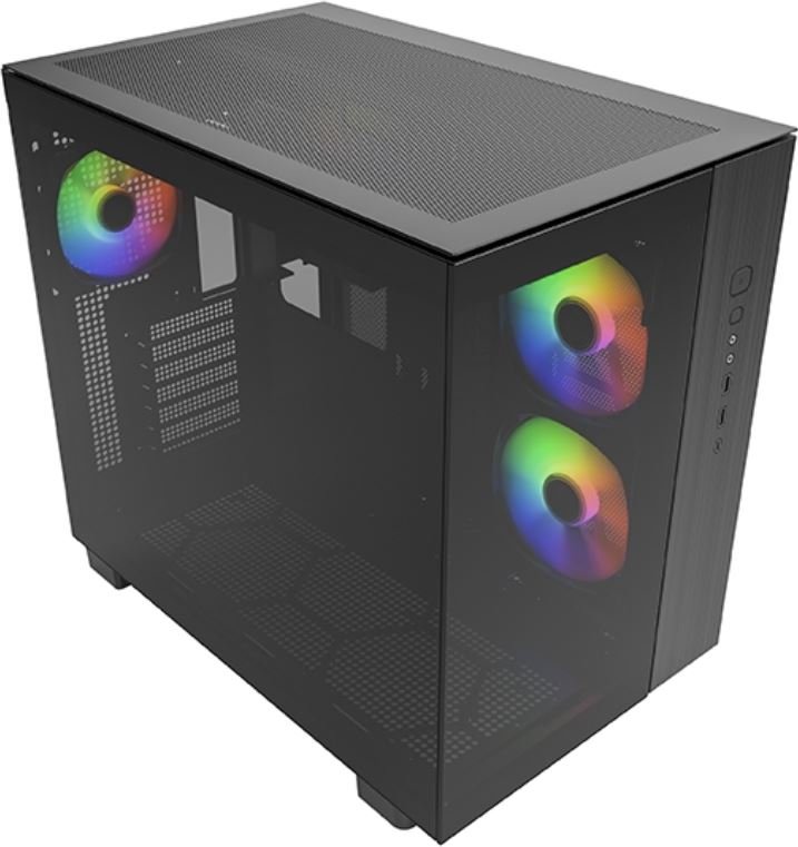 Корпус Montech KING 65 PRO Black (Mid-Tower, ATX, закаленное стекло, 3xARGB PWM)