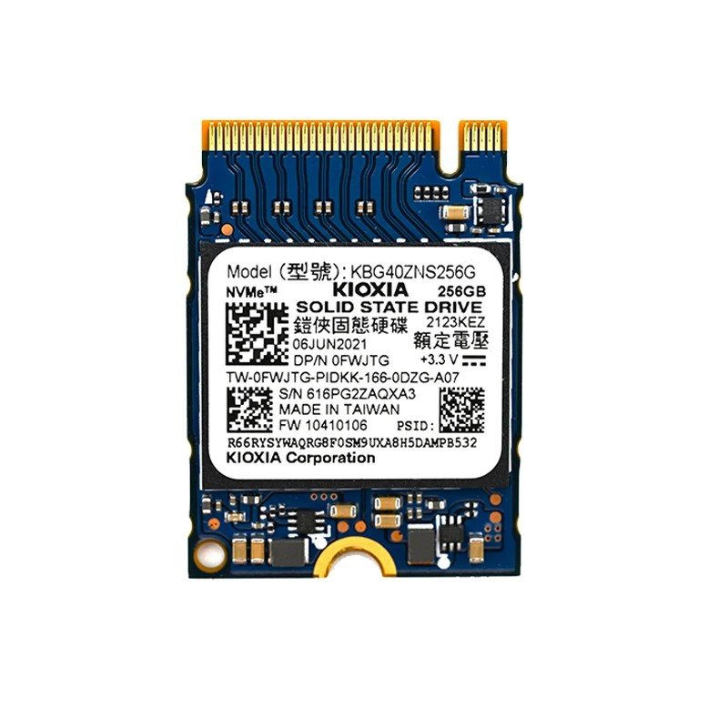 Б/у Твердотельный накопитель M.2 2230 NVMe 256GB Kioxia BG4 (KBG40ZNS256G)