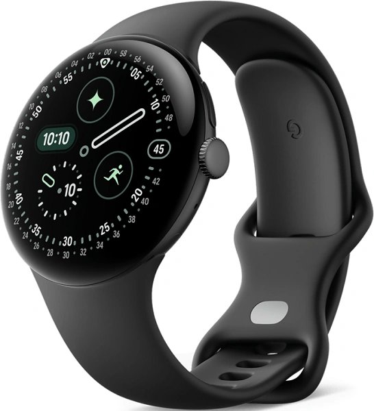 Google Pixel Watch 4 Montre GP4 45mm Wi-Fi матовый черный корпус/черный ремешок