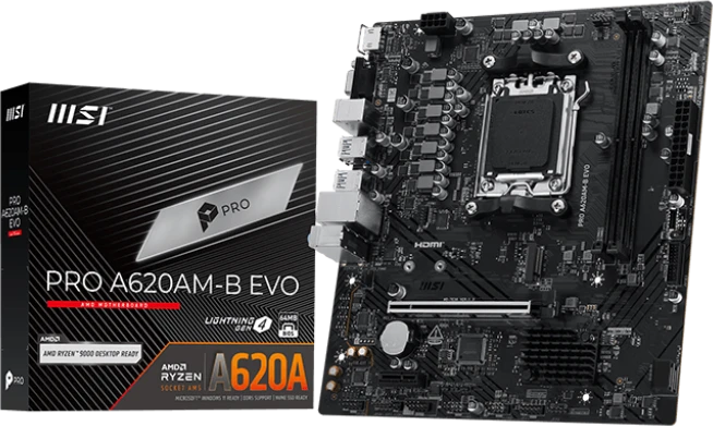 Материнская плата AM5 MSI A620AM-B PRO Evo