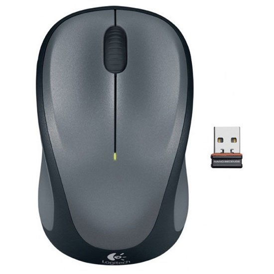 Беспроводная оптическая мышь Logitech M235, графит