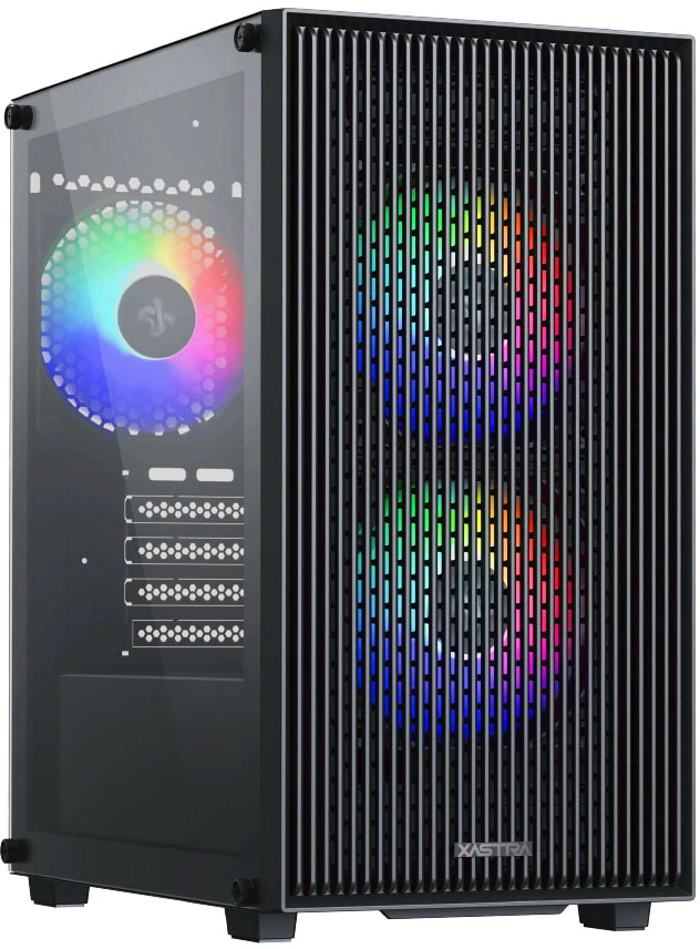 Корпус Xastra A307M 3FRGB Black