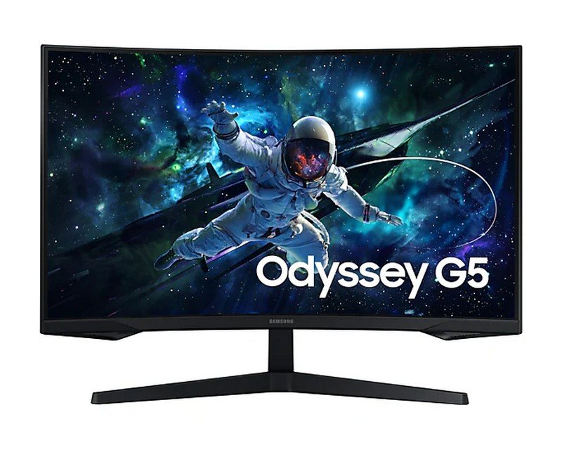 Монитор 31.5" Samsung S32CG550EI изогнутый черный 2560x1440, 165 Гц, VA, 300 кд/м2, 1 мс