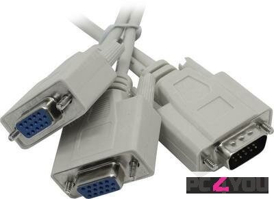 Переходник VGA-->VGA x 2 Exegate EX284939RUS