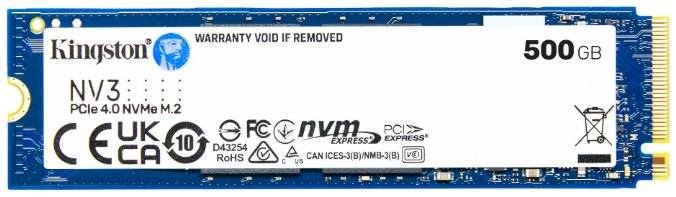 Б/у Жесткий диск SSD 500GB M2 Kingston NV3 SNV3S/500G