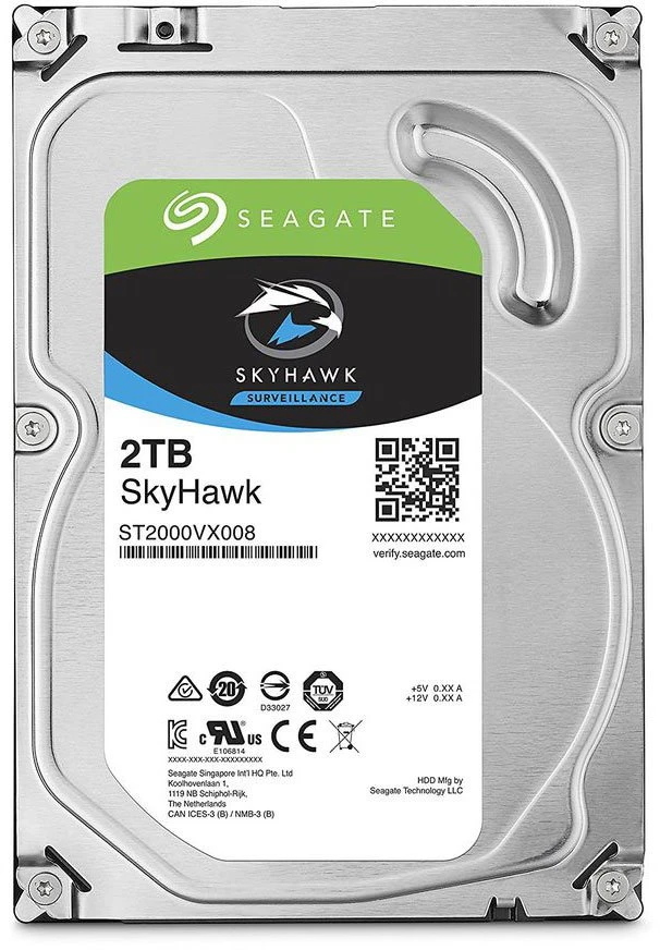 Жесткий диск 2000Gb Seagate Skyhawk ST2000VX008