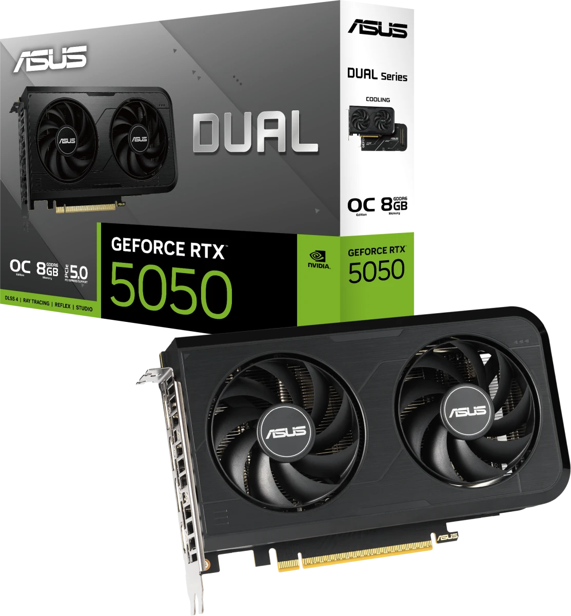 Видеокарта GeForce RTX 5050 8Gb Asus DUAL-RTX5050-O8G