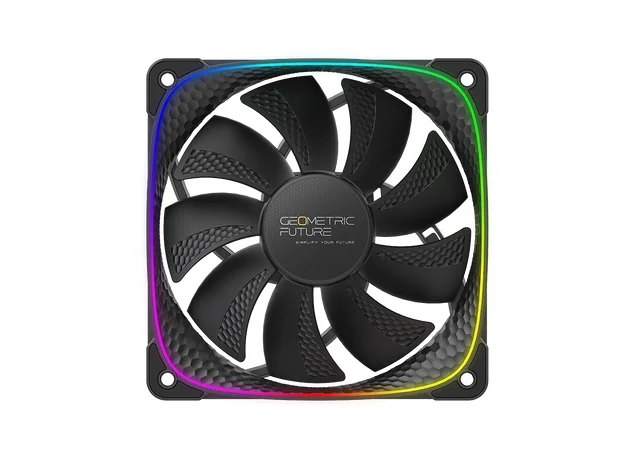 Вентилятор для корпуса 120MM Geometric Future Squama 2503RB Reverse ARGB, чёрный