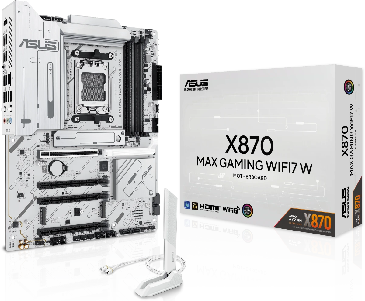 Материнская плата AM5 Asus X870 Max Gaming WiFi7 W