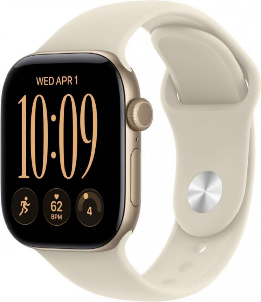 Часы Apple watch S12 46 Light Gold Al Sand SB M/L MJEP