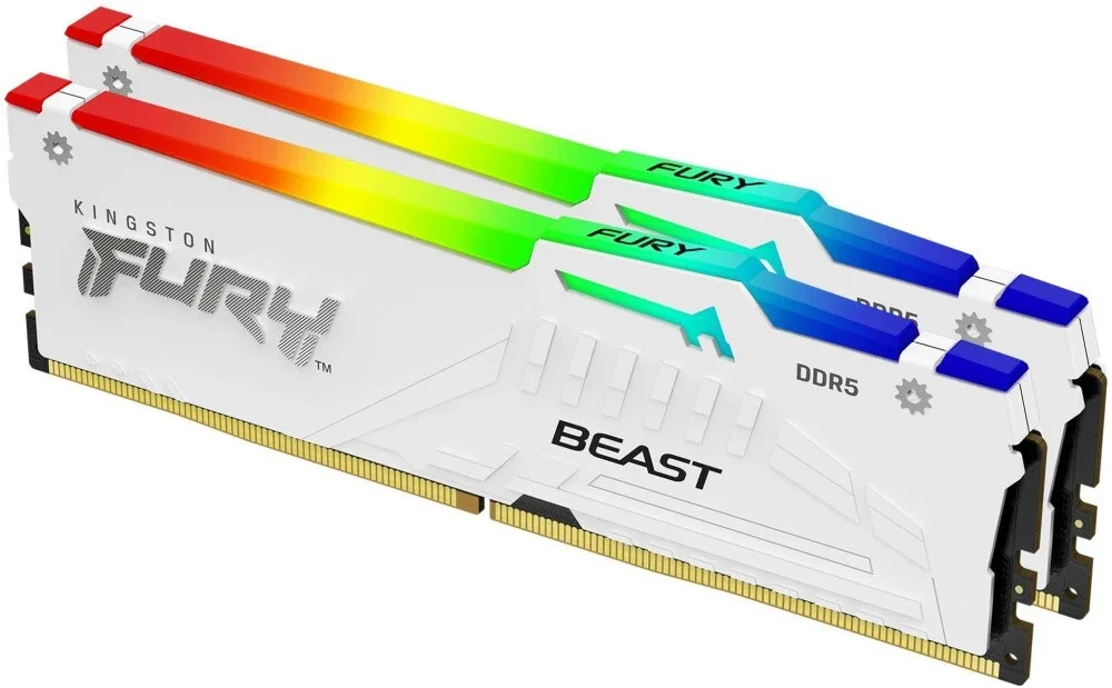 Модуль памяти DDR5 32Gb (2x16Gb Kit) Kingston 5600 Fury Beast KF556C36BWEAK2-32