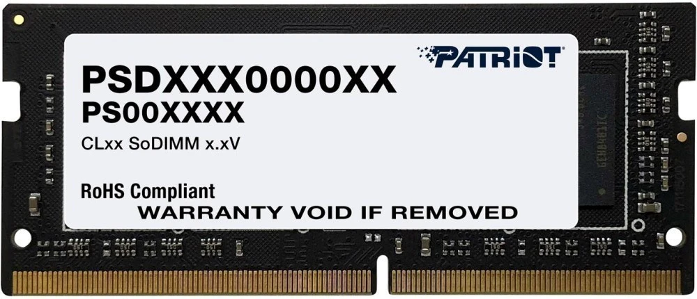 Модуль памяти SO-DIMM DDR4 16Gb Patriot 3200 PSD416G32002S