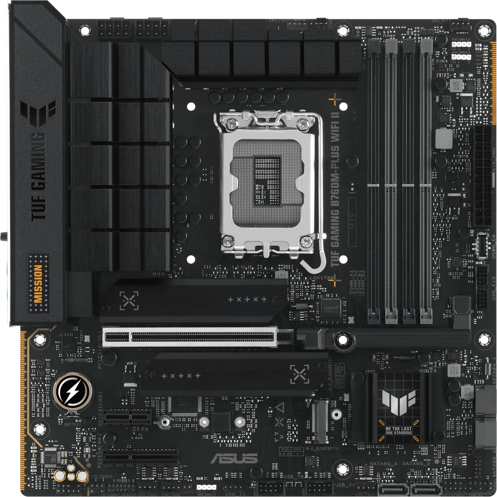Материнская плата 1700 Asus B760M-Plus TUF Gaming WIFI II