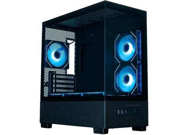 Корпус XASTRA Q500M 6ARGB-C10-UC Black, 6x120mm ARGB (mATX)
