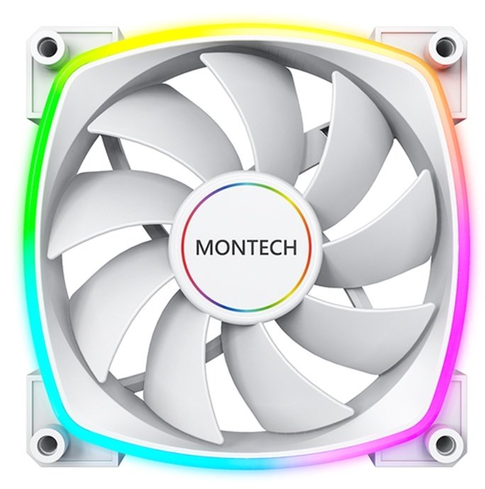 Кулер для корпуса 140mm Montech AX140 ARGB PWM WHITE