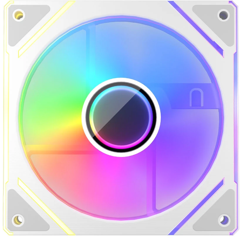 Вентилятор для корпуса 120mm 1stPlayer White FC(AP)-WH-1IN1