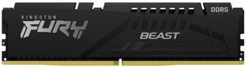 Модуль памяти DDR5 16GB Kingston FURY Beast Black 5600 KF556C36BBE-16