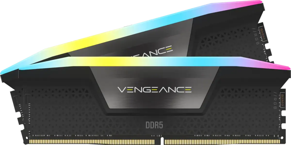 Модуль памяти DDR5 32Gb (2x16Gb Kit) Corsair 6000 Vengeance RGB CMH32GX5M2E6000C36