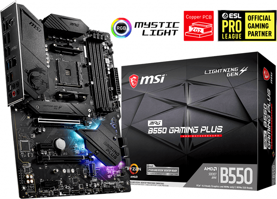 Материнская плата AM4 MSI MPG B550 Gaming Plus
