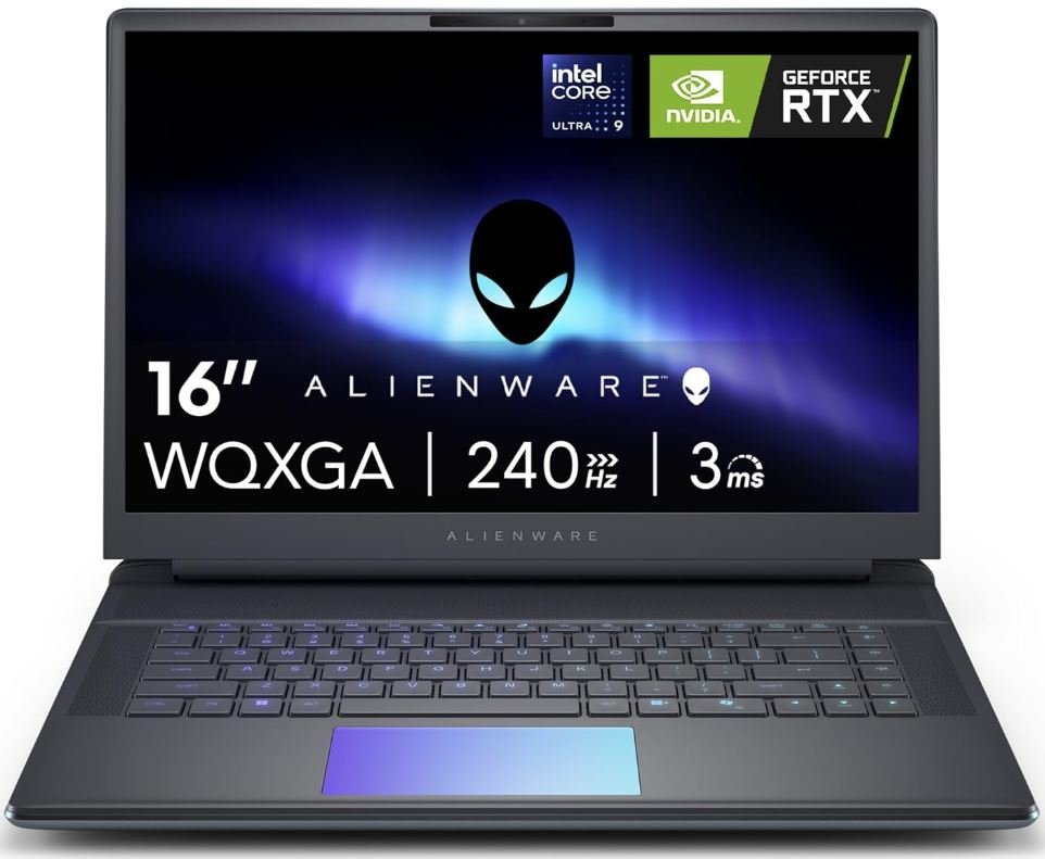 Ноутбук 16" Dell Alienware 16 Area-51 (IPS/WQHD/240) Ultra 9-275HX/32GB/1TB/RTX 5070/Win 11