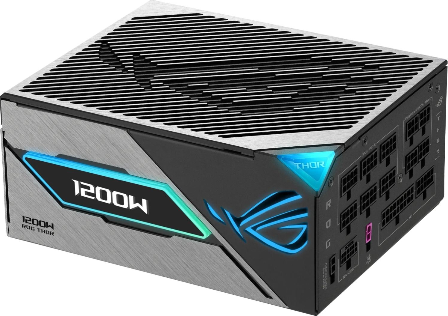 Блок питания ATX 1200W ASUS ROG THOR Platinum III (ROG-THOR-1200P3-GAMING) 80+ Platinum, черный
