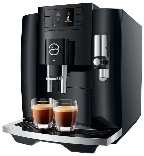 Кофемашина Jura E8 piana Black 15584 (автокапучинатор)
