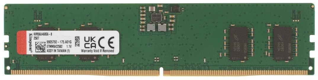 Модуль памяти DDR5 8GB Kingston 5600 KVR56U46BS6-8