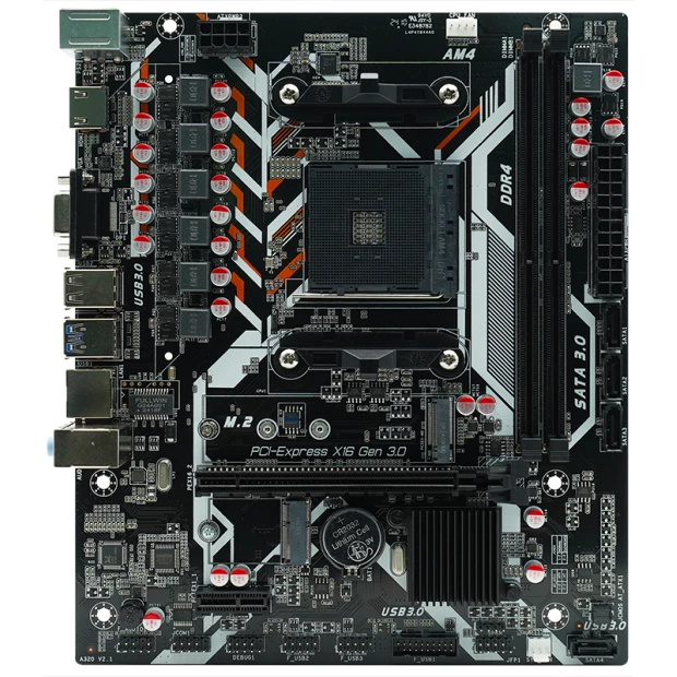 Материнская плата AM4 Afox A320D4-MA5-V2