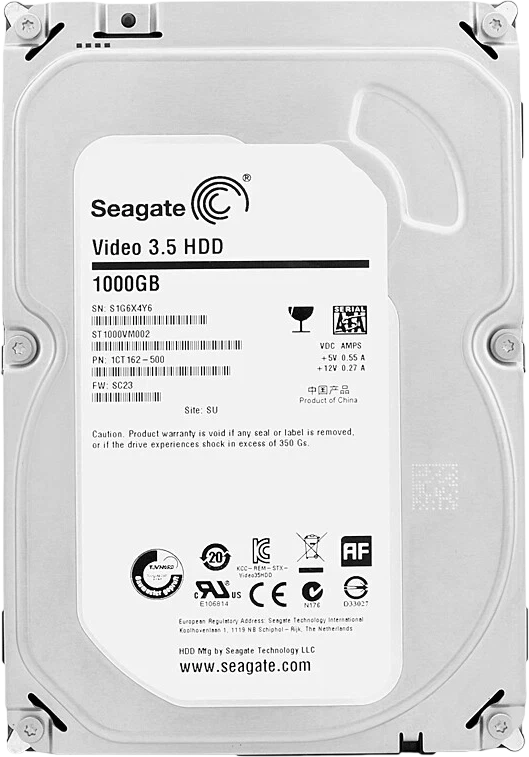 Жесткий диск 1000Gb Seagate Pipeline ST1000VM002