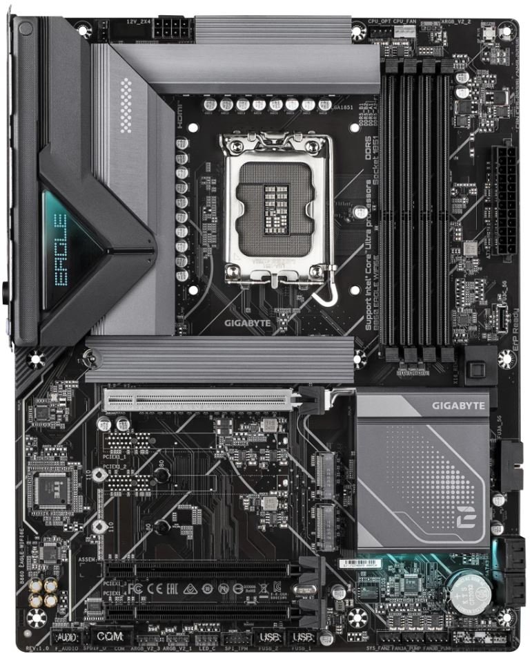 Материнская плата 1851 Gigabyte B860 EAGLE WIFI6E (ATX, 4xDDR5)