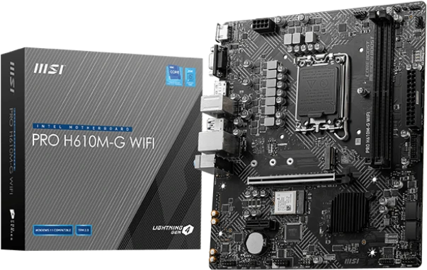 Материнская плата 1700 MSI H610M-G PRO WiFi DDR5